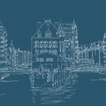 Hamburg Scribble - Fleetschlösschen